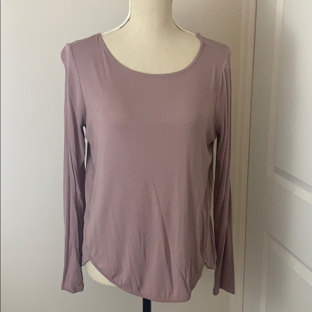 Ann Taylor Loft Dusty Lavender Top